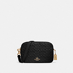 JES CROSSBODY IN SIGNATURE LEATHER - 91613 - IM/BLACK