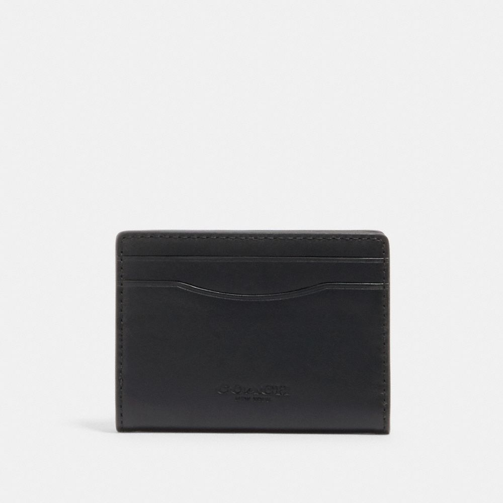 MAGNETIC CARD CASE - QB/BLACK - COACH 91661