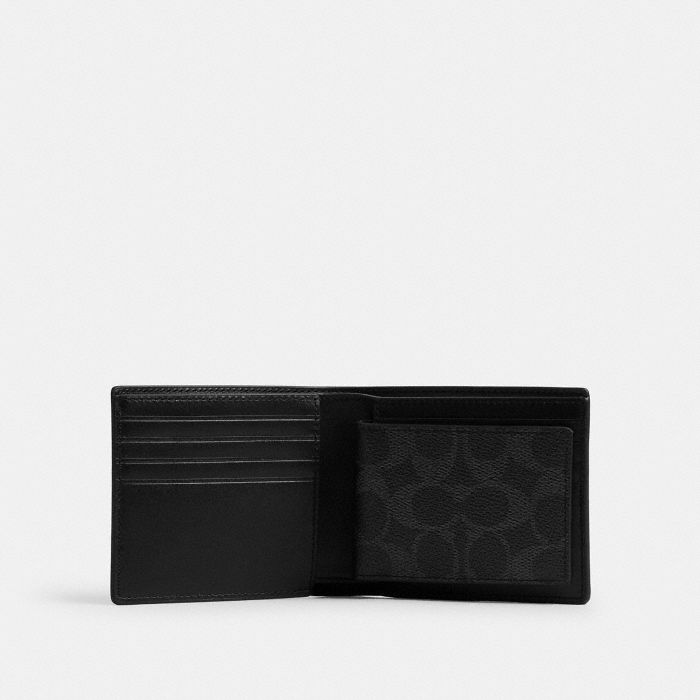 3-IN-1 WALLET IN SIGNATURE CANVAS