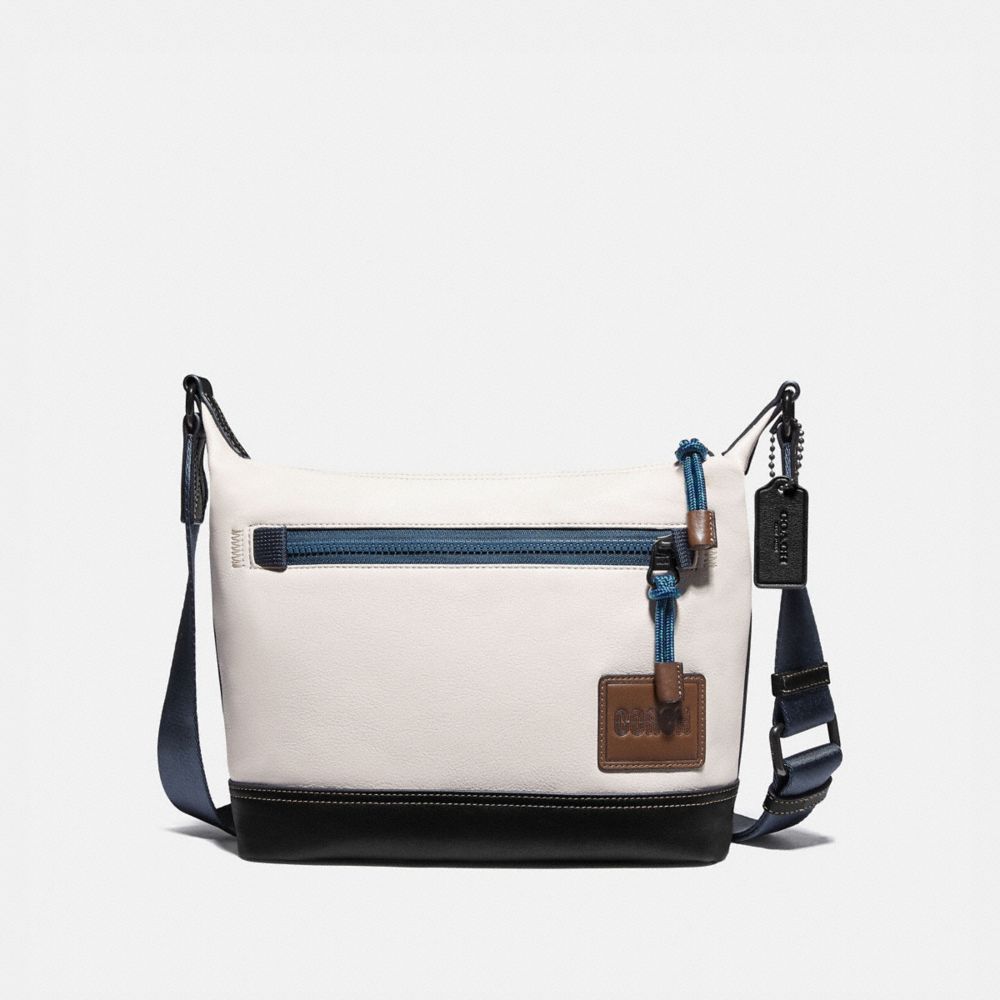 COACH PACER MESSENGER 25 WITH COACH PATCH - JI/CHALK - 91761