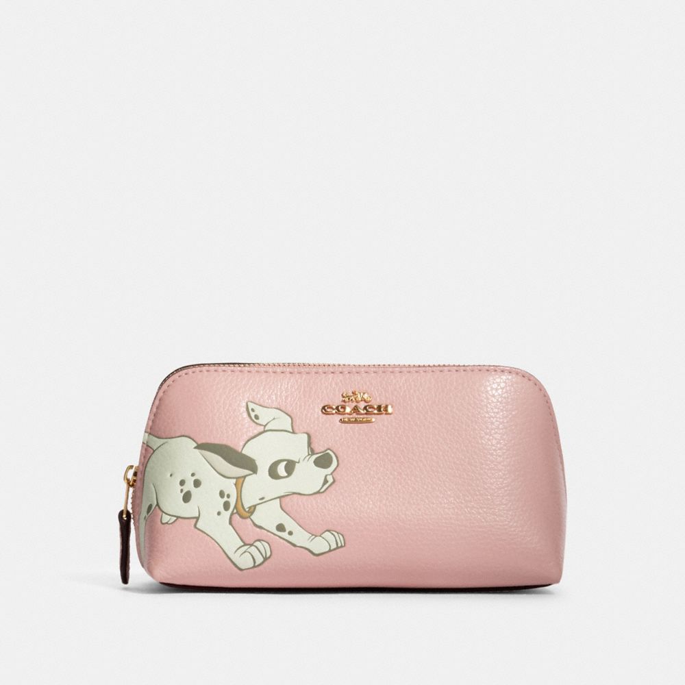 DISNEY X COACH COSMETIC CASE 17 WITH DALMATIAN - IM/BLOSSOM - COACH 91785