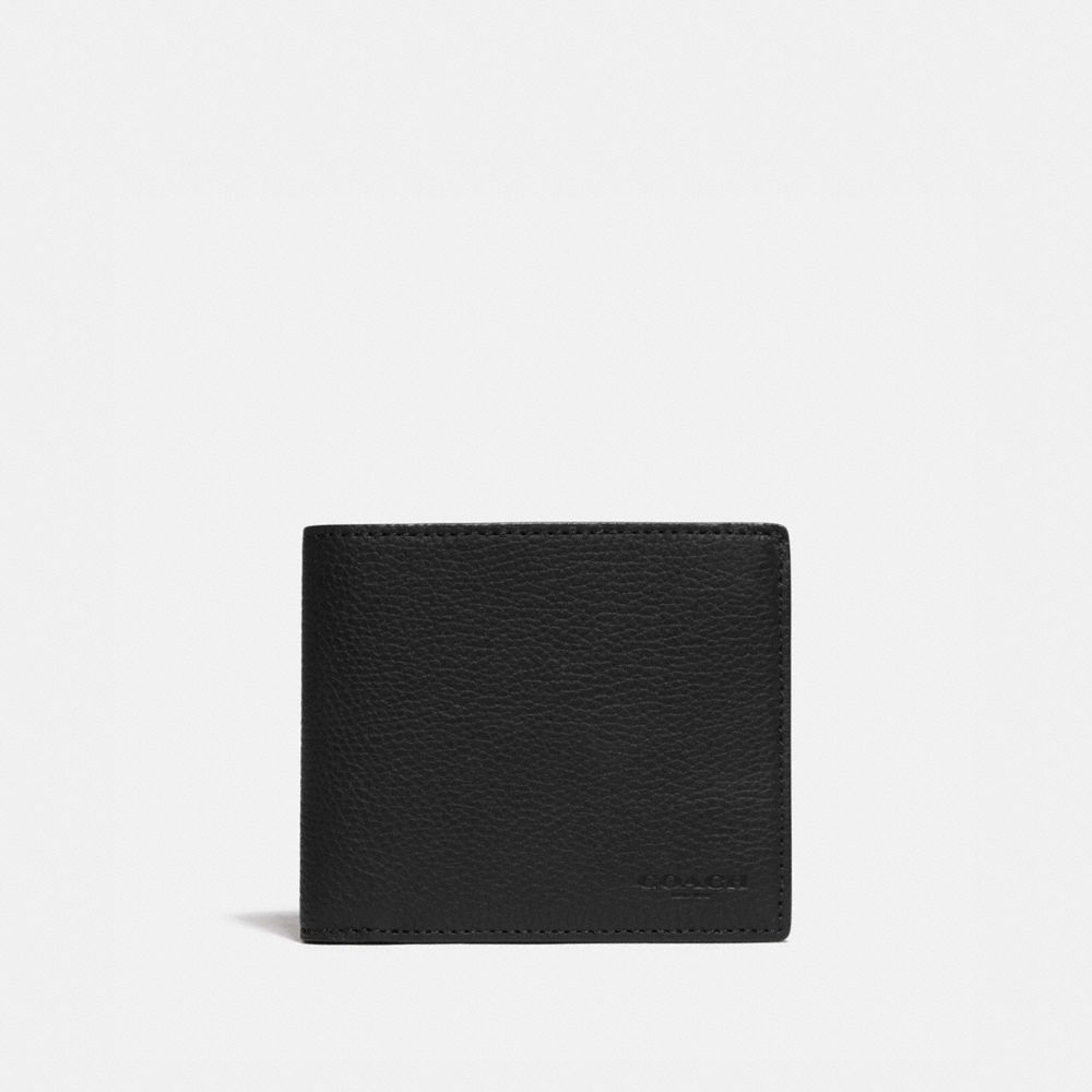 919 - 3 In 1 Wallet With Signature Canvas Detail Black/Khaki