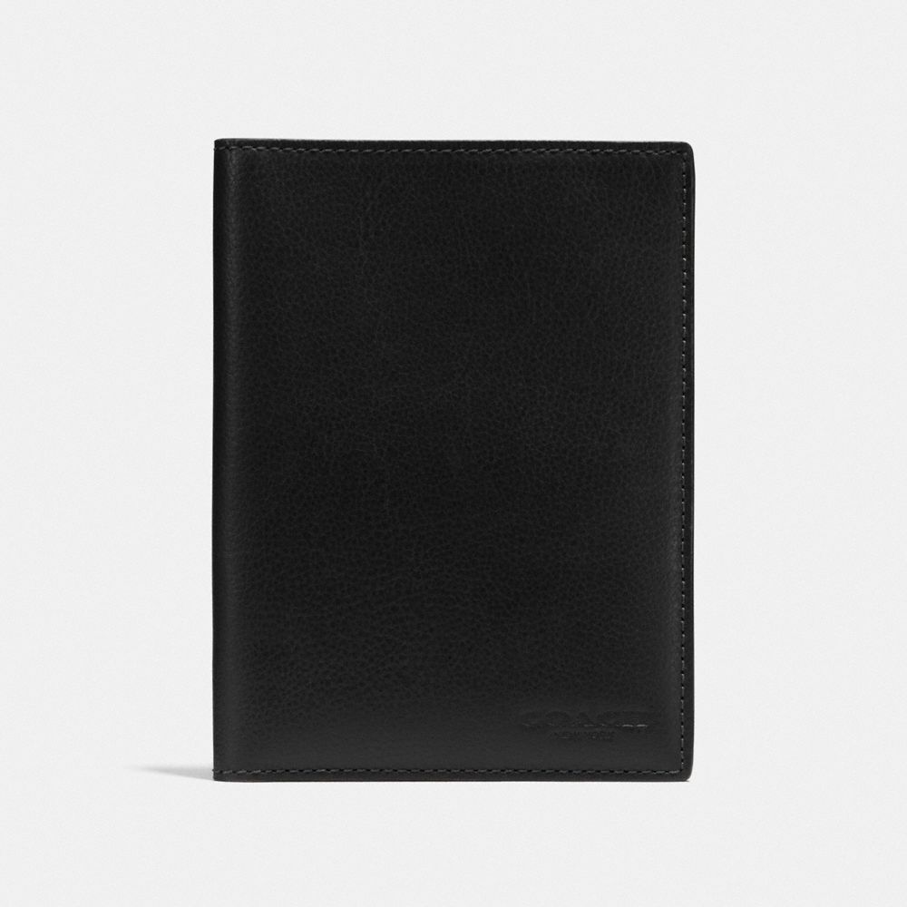 COACH 93604 Passport Case Black