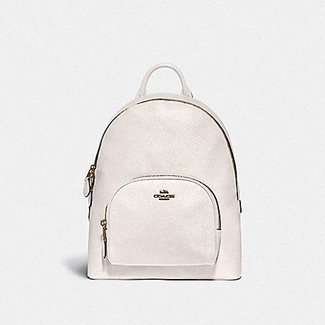 COACH 93836 Carrie Backpack BRASS/CHALK