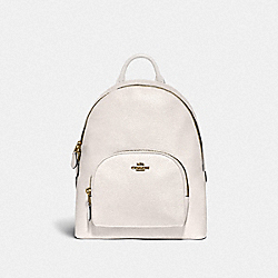 Carrie Backpack - BRASS/CHALK - COACH 93836