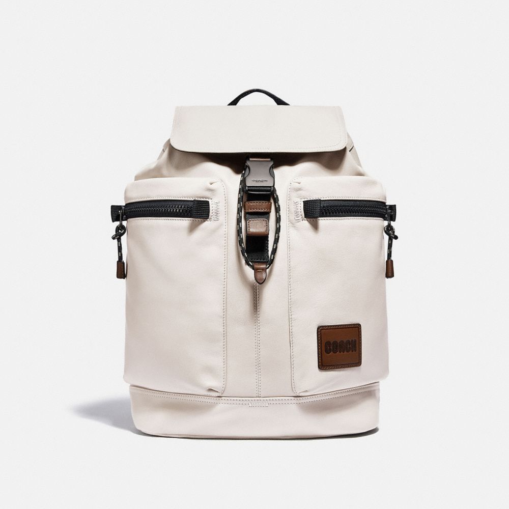 COACH 93849 - PACER UTILITY BACKPACK WITH COACH PATCH JI/BONE