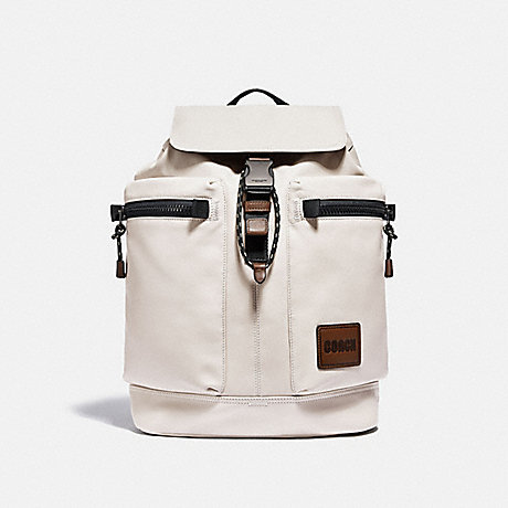 COACH PACER UTILITY BACKPACK WITH COACH PATCH - JI/BONE - 93849