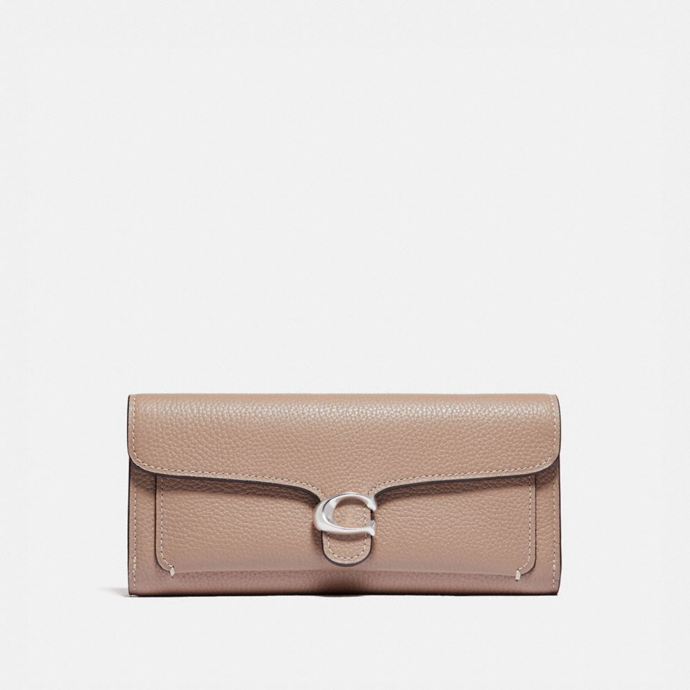 COACH TABBY LONG WALLET - LH/TAUPE - 93983