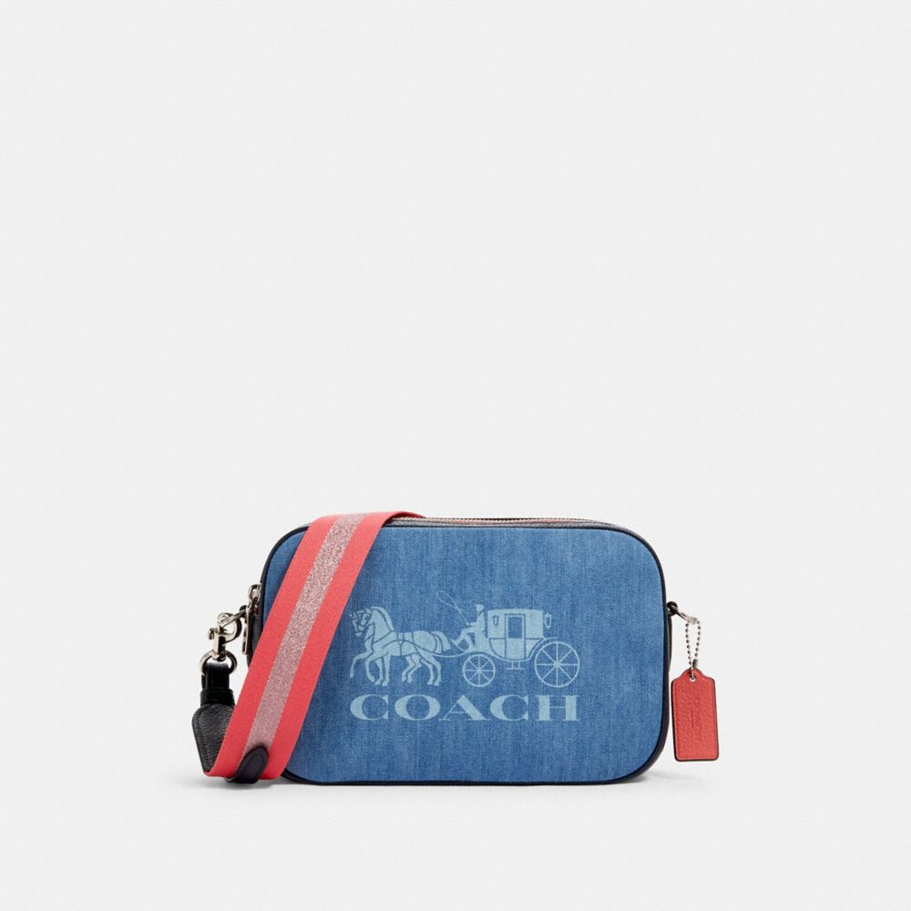 coach denim crossbody bag