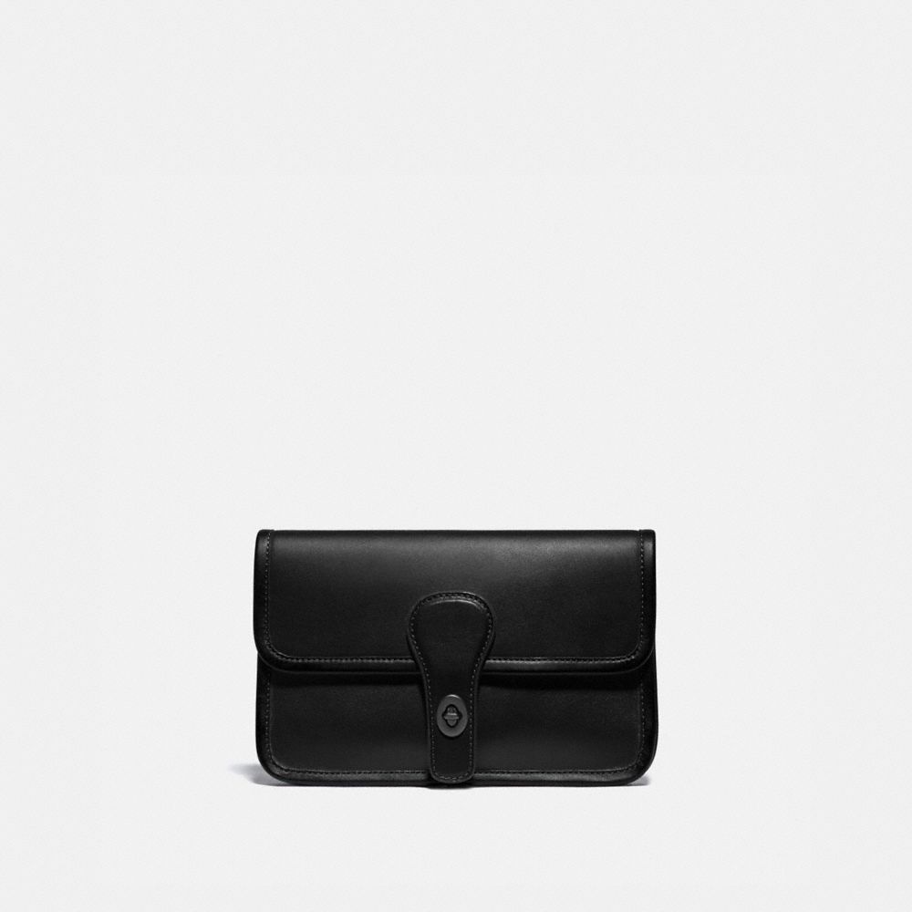 COACH 963 - Turnlock Tab Belt Bag BLACK COPPER/BLACK