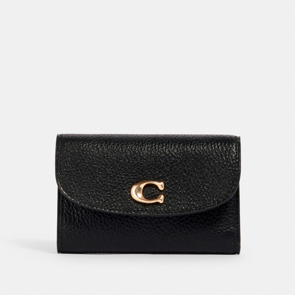 COACH REMI MEDIUM ENVELOPE WALLET - IM/BLACK - 97481