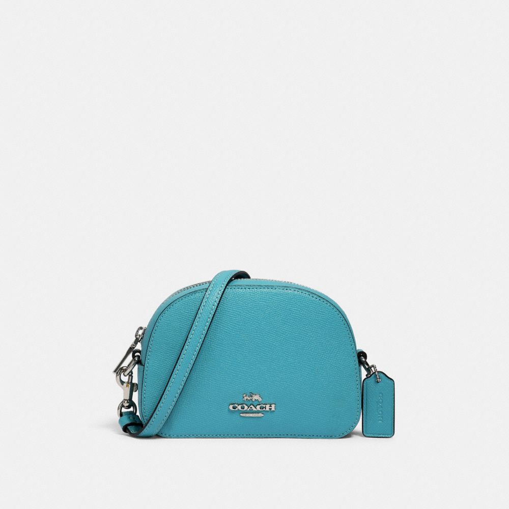 COACH MINI SERENA CROSSBODY - SV/AQUA - 97561