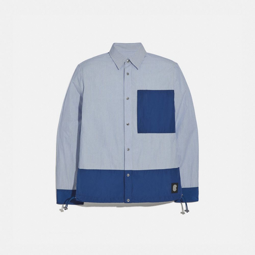 ESSENTIAL SHIRT - BLUE STRIPE - COACH 97836