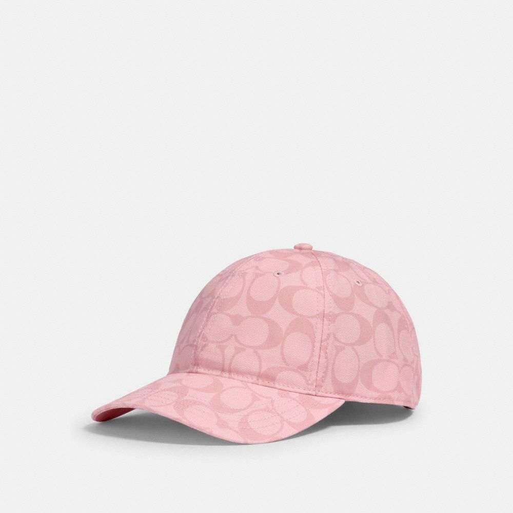 COACH 97846 Hat In Signature Print BLOSSOM