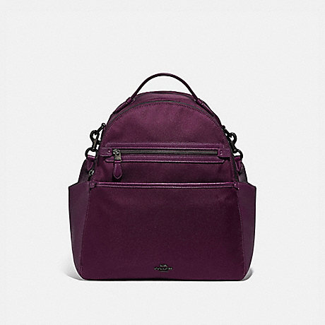 COACH BABY BACKPACK - PEWTER/BOYSENBERRY - 99290
