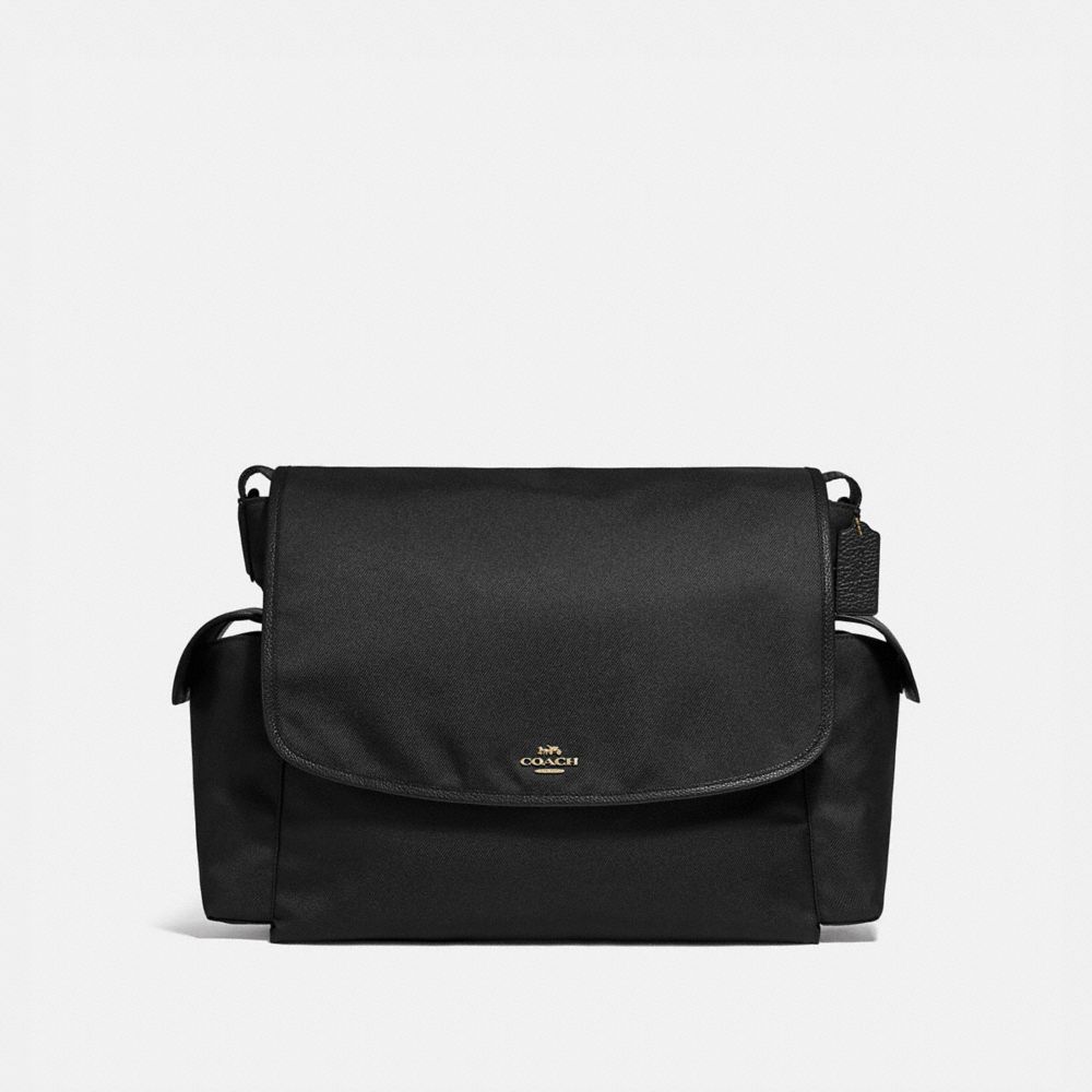 BABY MESSENGER BAG - BRASS/BLACK - COACH 99292