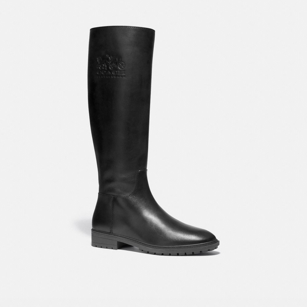 COACH C0025 Fynn Boot In Athletic Calf BLACK