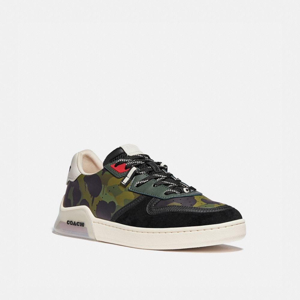 COACH C0031 - Citysole Court Sneaker With Camo Print WILDBEAST