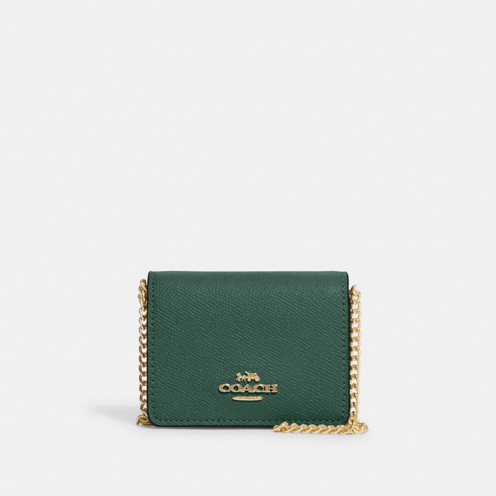 Mini Wallet On A Chain - C0059 - Im/Dark Pine