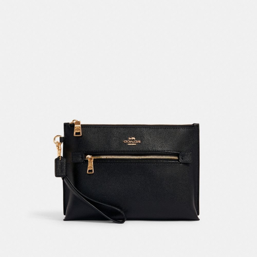 COACH ROWAN POUCH - IM/BLACK - C0113