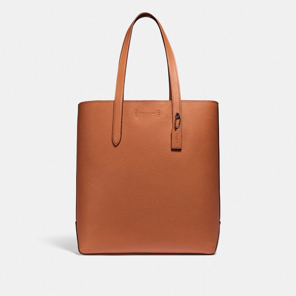 COACH C0239 Gotham Tall Tote 34 BLACK COPPER/CANYON