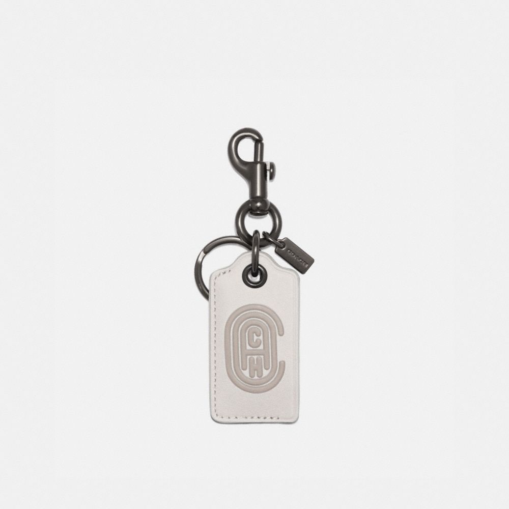 Coach Loop Key Fob with Coach Patch