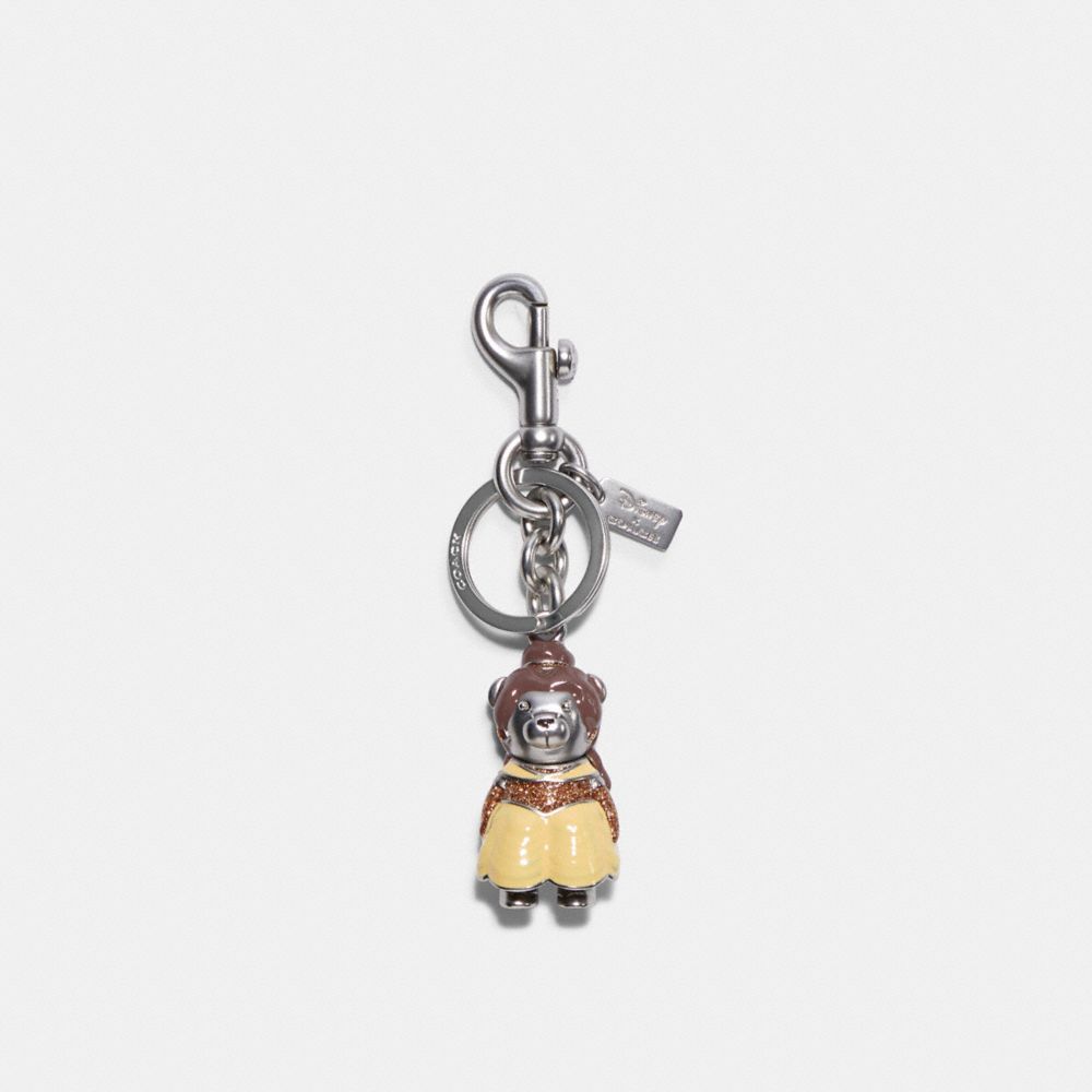 COACH C0267 - DISNEY X COACH BELLE BEAR BAG CHARM SV/YELLOW