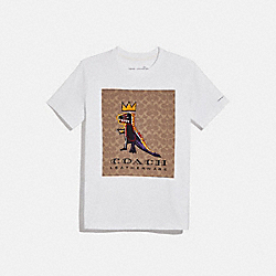 COACH C0279 Coach X Jean-michel Basquiat Signature T-shirt WHITE.
