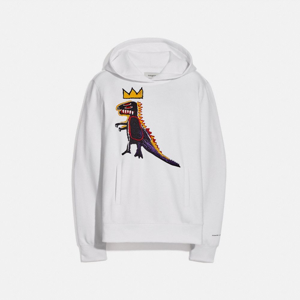 COACH X JEAN-MICHEL BASQUIAT HOODIE - C0280 - WHITE.