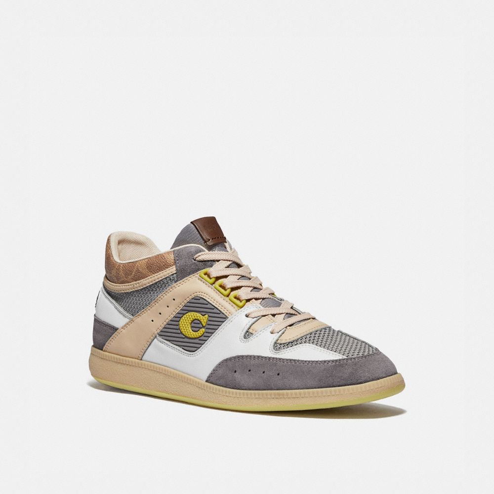 COACH C0495 CITYSOLE MID TOP SNEAKER HEATHER GREY