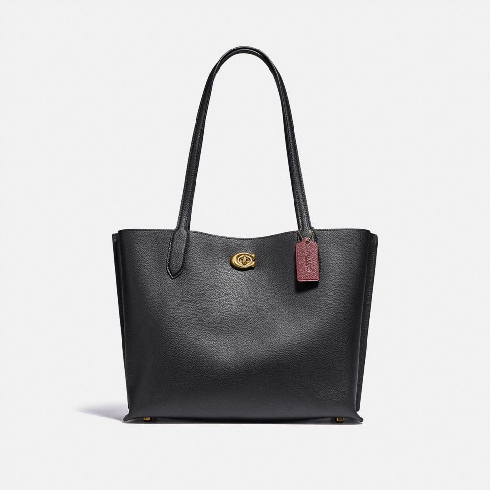 Willow Tote - C0689 - Brass/Black