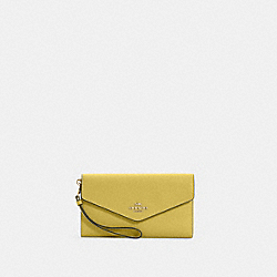 COACH C0707 Travel Envelope Wallet IM/CHARTREUSE