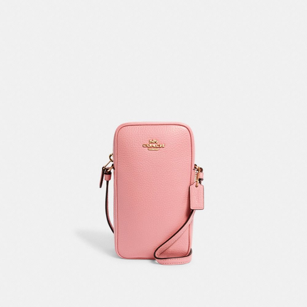 COACH NORTH/SOUTH ZIP CROSSBODY - IM/LIGHT BLUSH - C0736