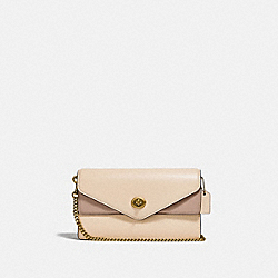 Aster Crossbody In Colorblock - C0836 - BRASS/IVORY TAUPE MULTI