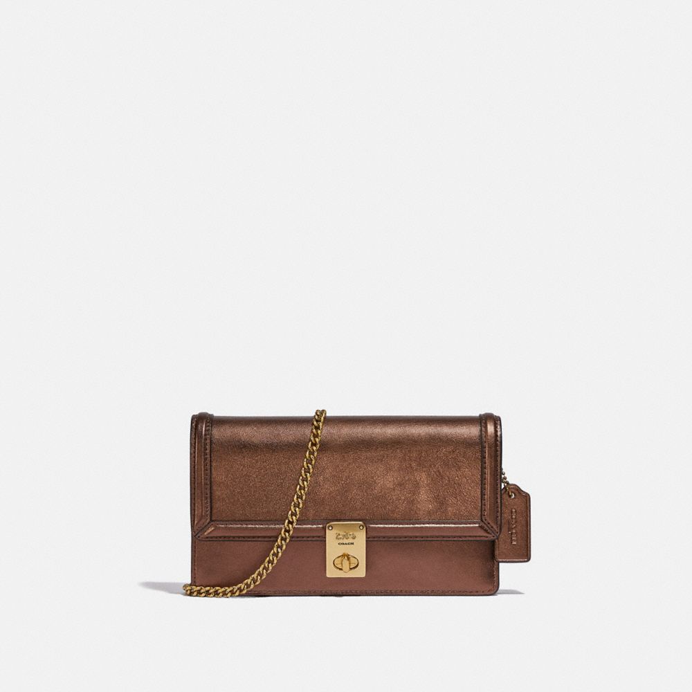 COACH C0843 Hutton Clutch B4/BRONZE