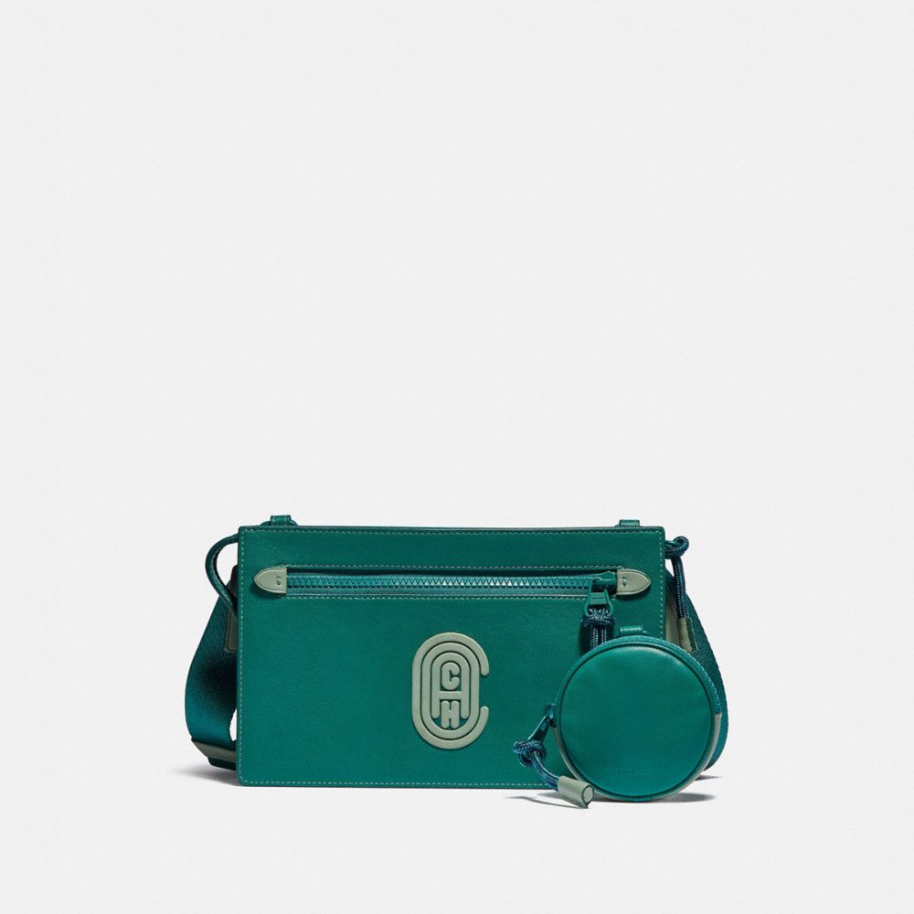 RIVINGTON CONVERTIBLE HYBRID POUCH - SPRUCE/AGATE - COACH C0947