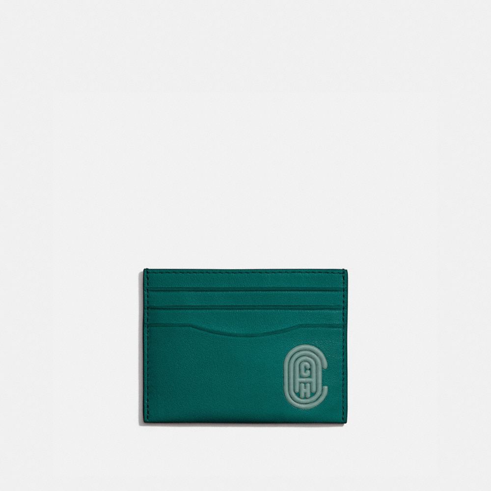 Card Case With Coach Patch - C0960 - SPRUCE