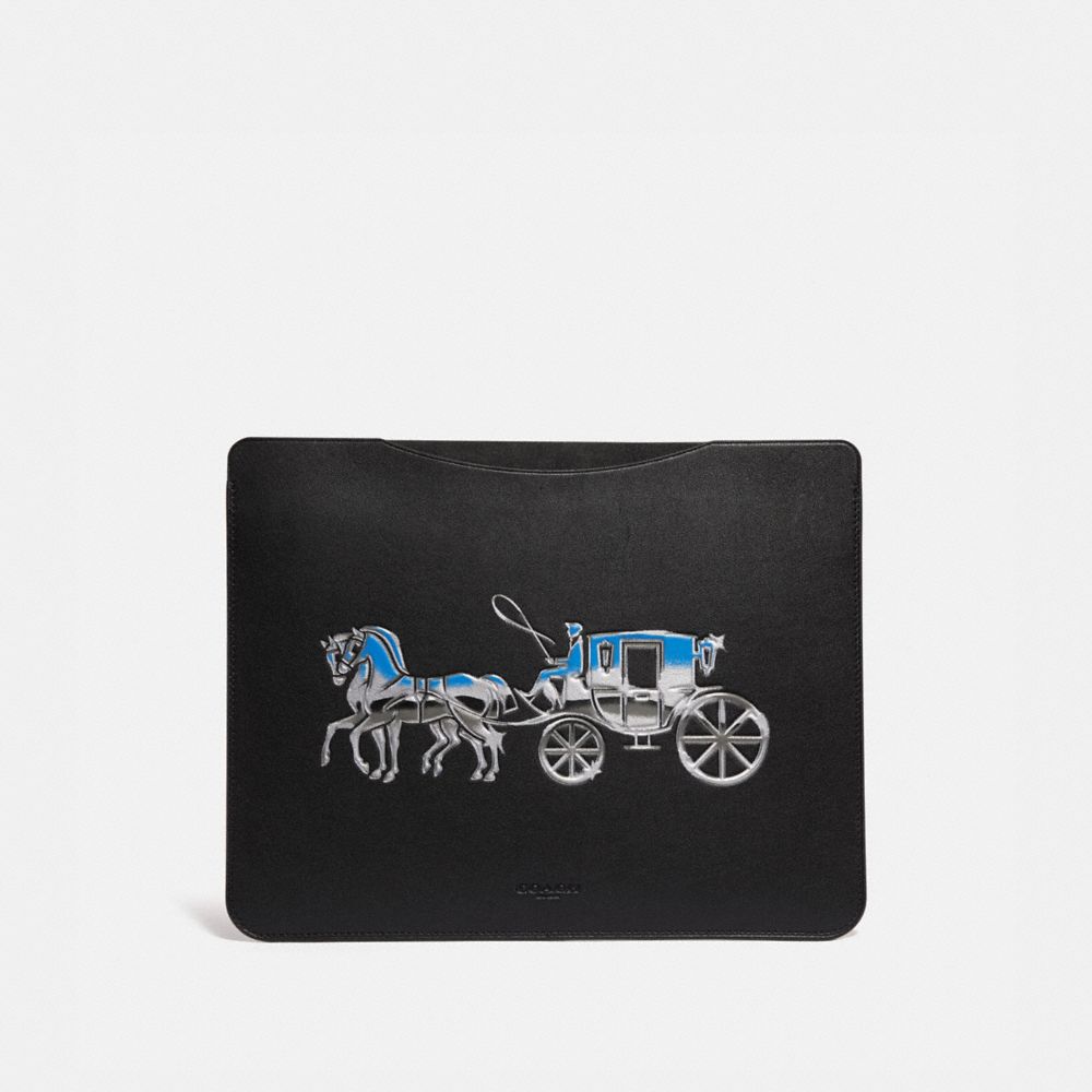 TABLET SLEEVE WITH HORSE AND CARRIAGE