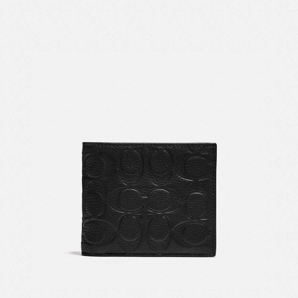 C1231 - 3 In 1 Wallet In Signature Leather Black