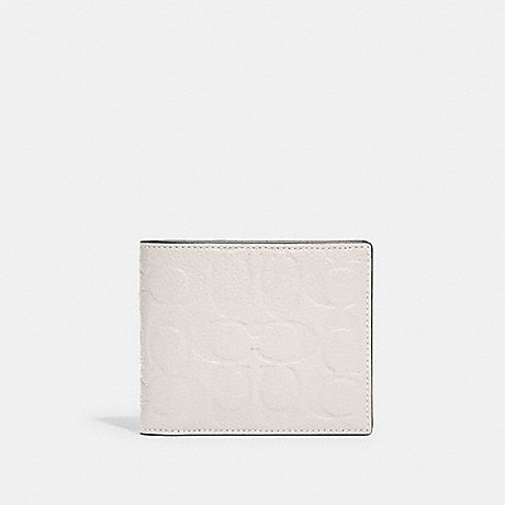 COACH C1231 3 In 1 Wallet In Signature Leather Chalk