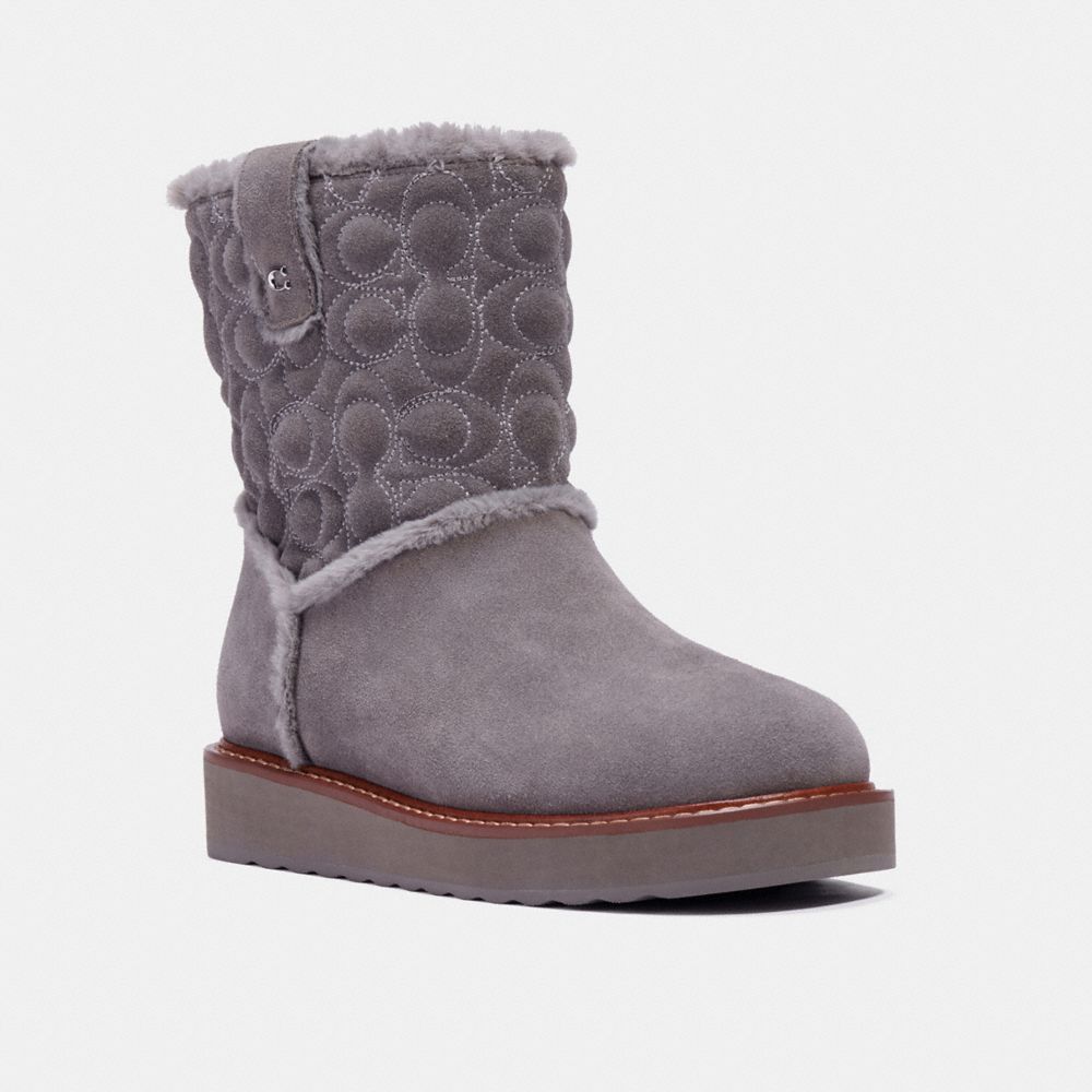 IVY BOOT - HEATHER GREY - COACH C1235