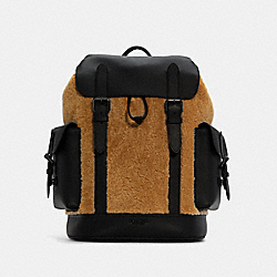 Hudson Backpack - C1241 - BLACK ANTIQUE/DARK GREEN MULTI