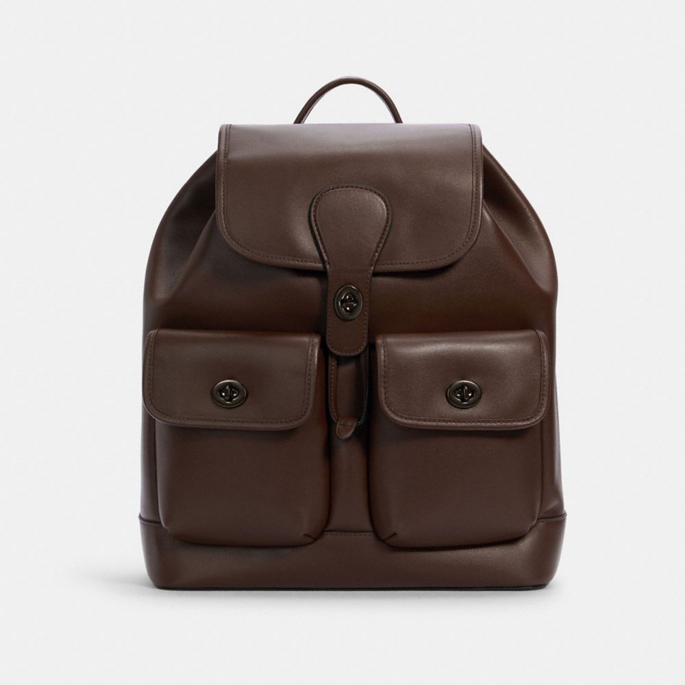 COACH C1265 Heritage Backpack QB/DARK TEAK