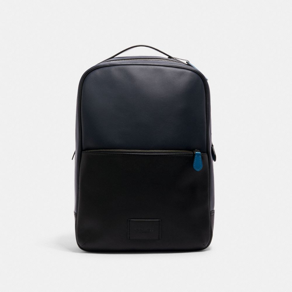 WESTWAY BACKPACK IN COLORBLOCK - QB/MIDNIGHT GREY MULTI - COACH C1291
