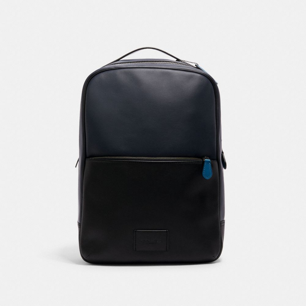 COACH C1291 WESTWAY BACKPACK IN COLORBLOCK QB/MIDNIGHT GREY MULTI