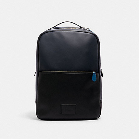 COACH C1291 - WESTWAY BACKPACK IN COLORBLOCK - QB/MIDNIGHT GREY 
