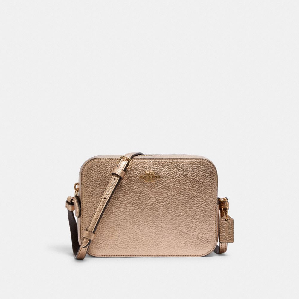 COACH C1404 - MINI CAMERA BAG IM/METALLIC PALE GOLD