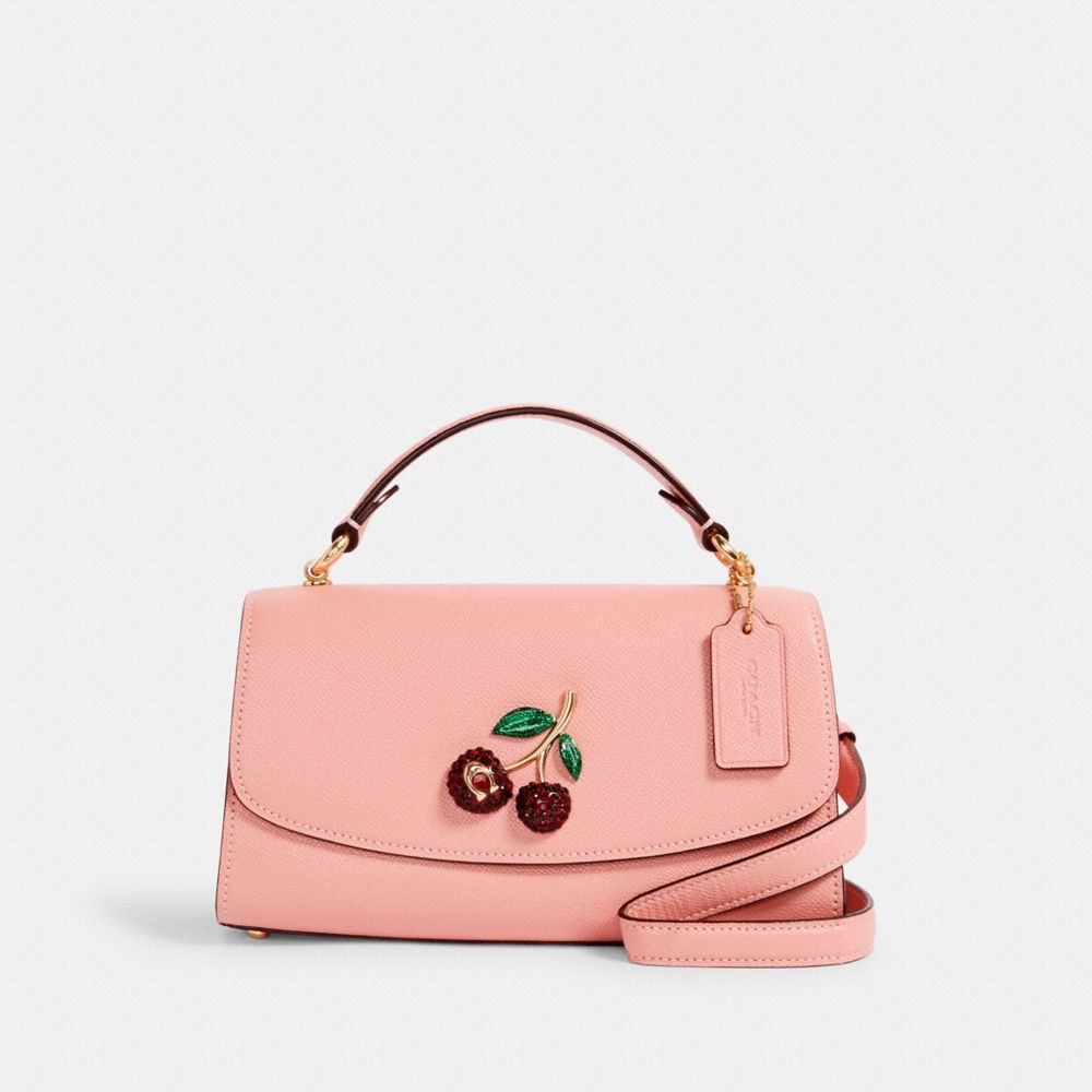 TILLY SATCHEL 23 WITH CHERRY - IM/CANDY PINK - COACH C1436