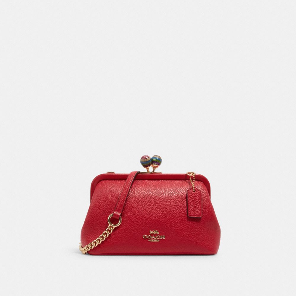 NORA KISSLOCK CROSSBODY - C1451 - IM/CARNATION