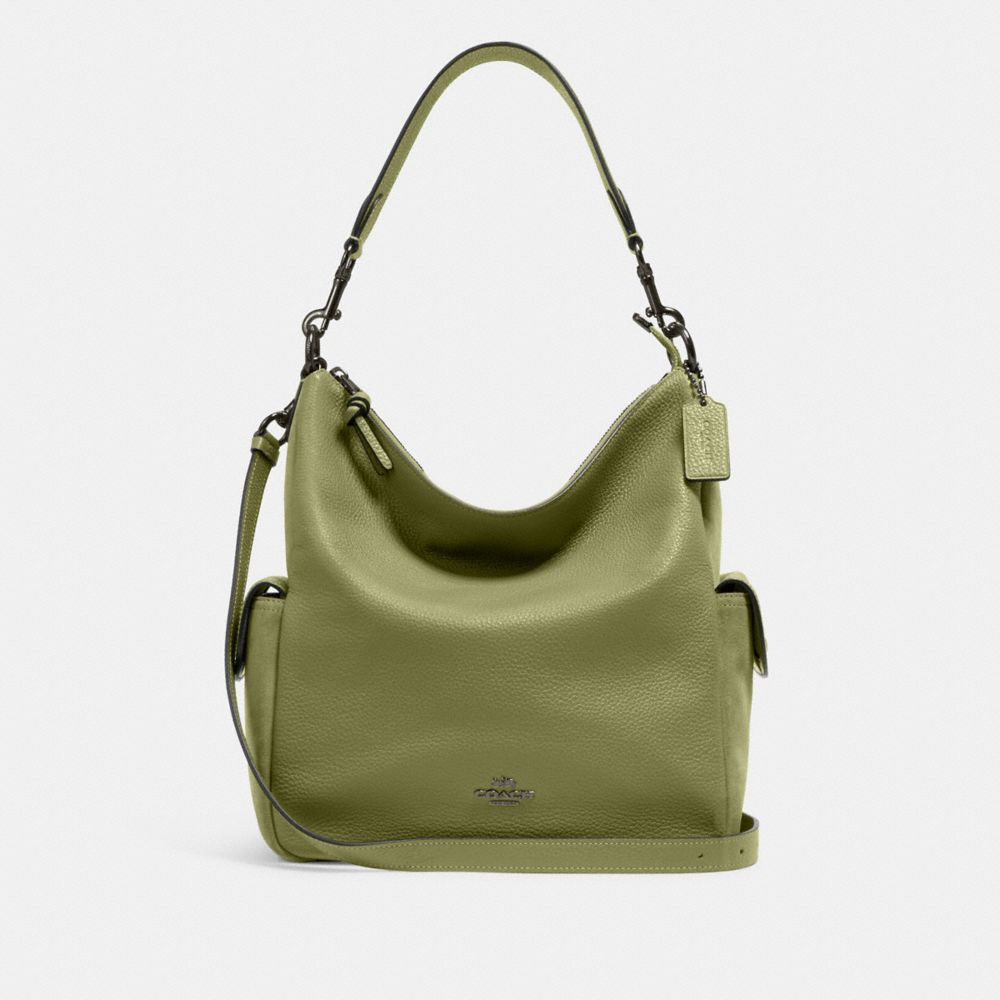 COACH C1522 Pennie Shoulder Bag QB/OLIVE GREEN